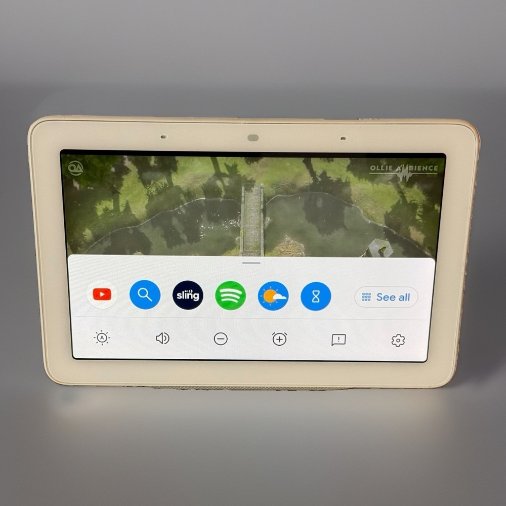 Google Nest Hub 1st Gen H1A 7" Smart Display w/ Power Cord Tested Works